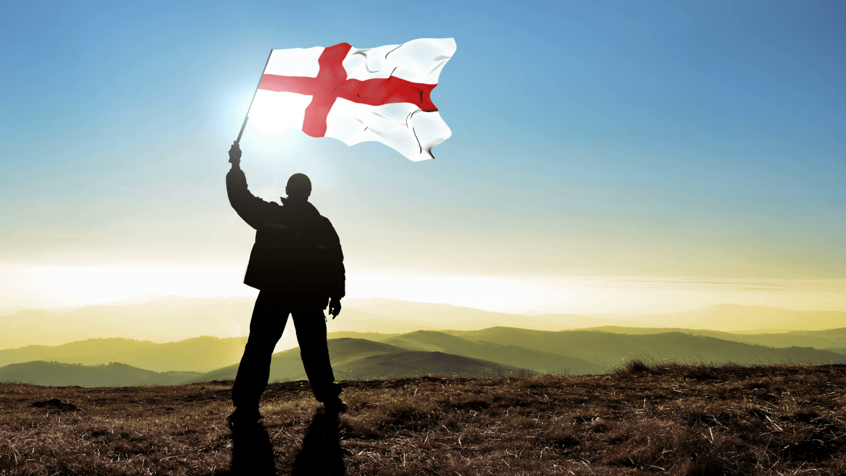 Anglie, země rudého kříže