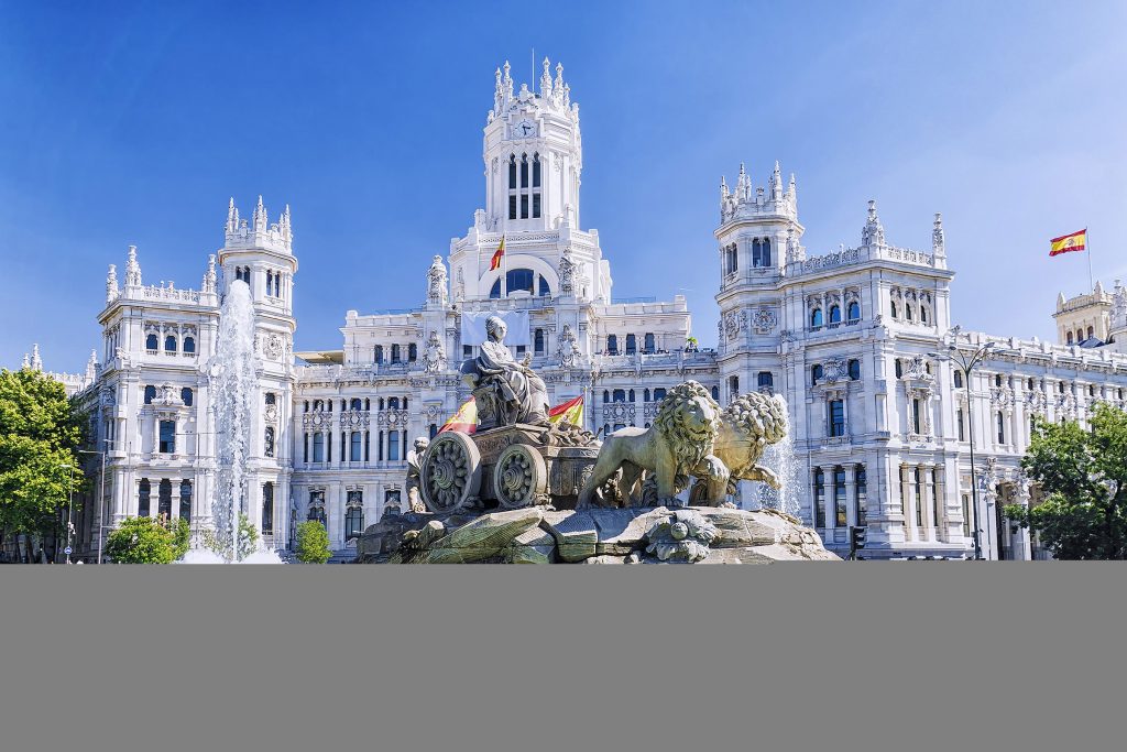 Město historické krásy: Madrid