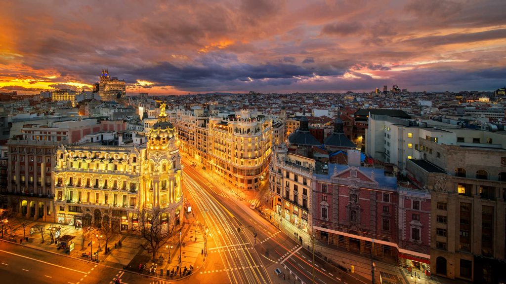 Oslnivá metropole Madrid