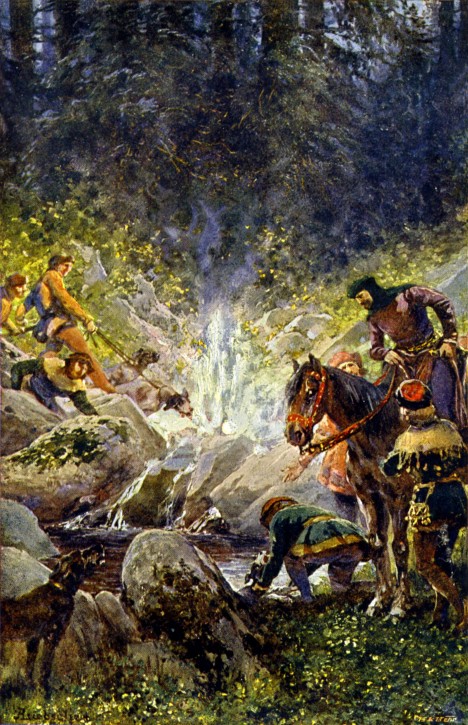 Císař Karel IV. v loketských lesích objeví horké prameny. Založí zde lázně, které mu pomáhají léčit dnu.