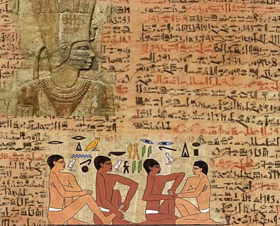 Egyptští lékaři vystupují často také jako čarodějové, kteří při léčení využívají síly magie a pomoci bohů.