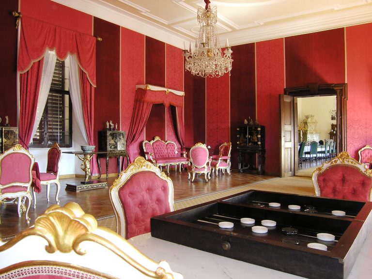 Baldachýnový salon na zámku