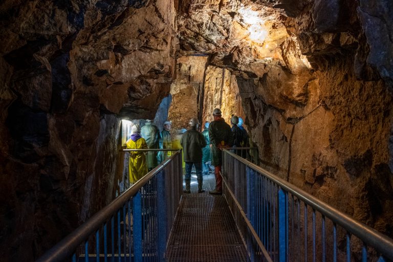 Důl Mauritius – v podzemí.