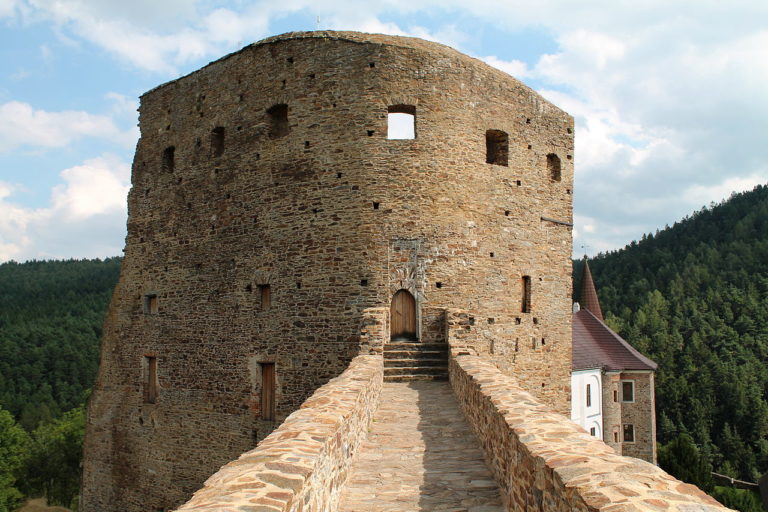 Dominantní část hradu