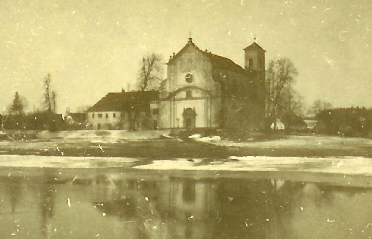 Historická fotografie kláštera