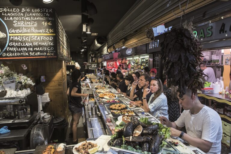 Svou nabídkou i rozlehlostí je tržnice La Boqueria úchvatná.