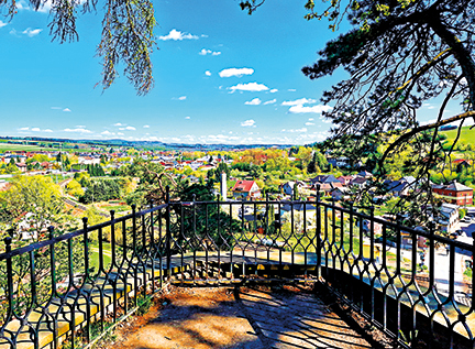 Jsou tu krásné výhledy.