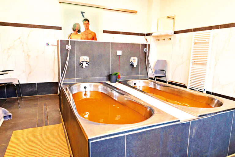 Uhličité koupele jsou pilířem zdejší léčby.