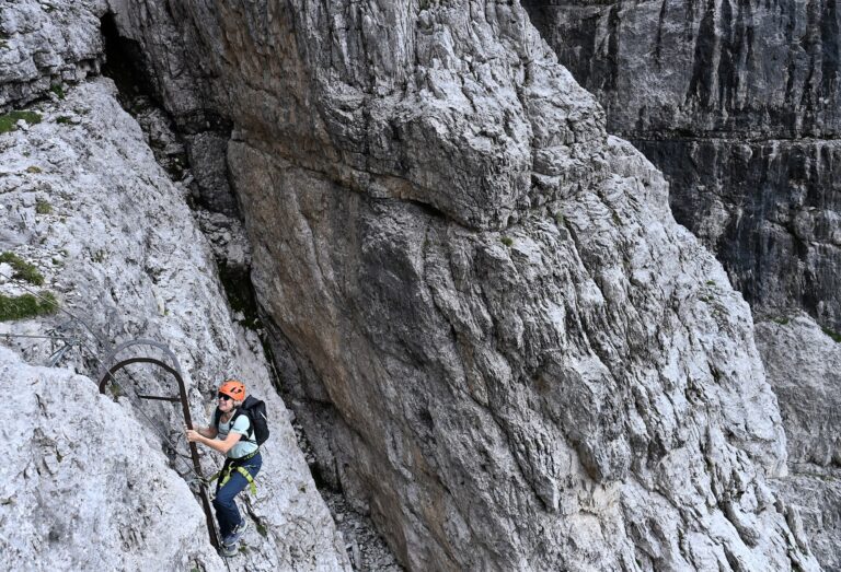 Via ferrata SOSAT v Brentských Dolomitech