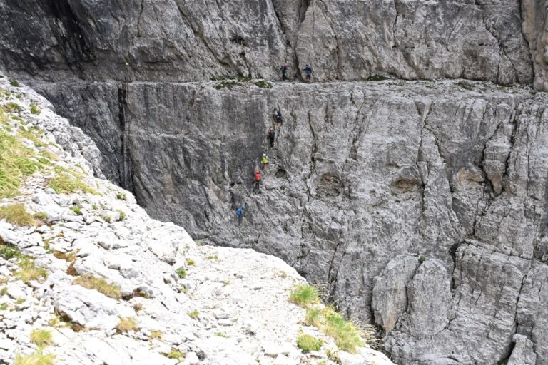 Via ferrata SOSAT v Brentských Dolomitech