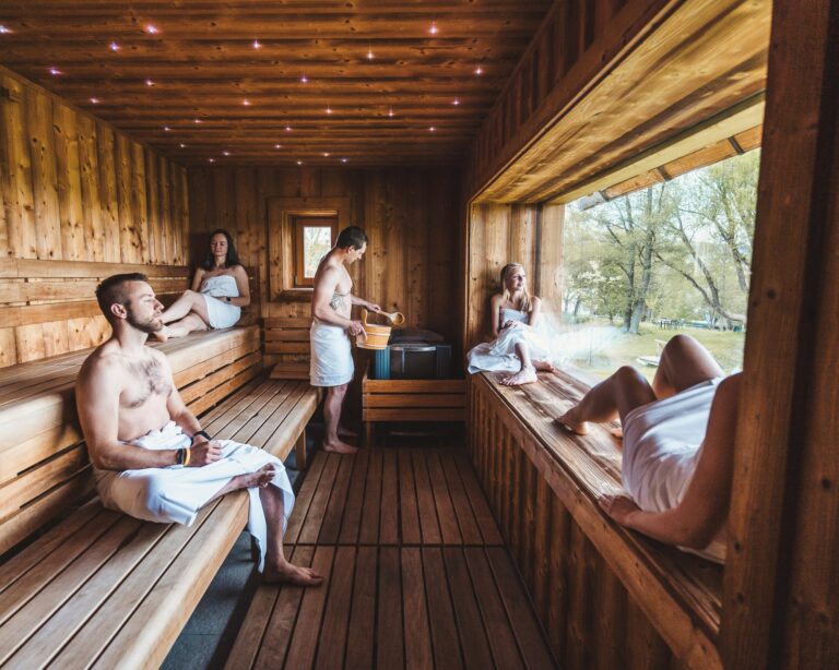 Finská sauna v Aparthotel & Wellness Knížecí cesta